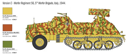 1/35 Italeri 15 cm. Panzerwerfer 42 Auf Sd.Kfz. 4/1 6546