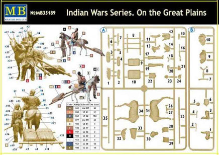 1/35 Master Box "On the Great Plains" Indian Wars Series 35189