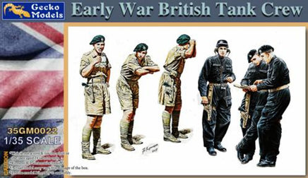 1/35 Gecko Models Early War British Tank Crew 35GM0022