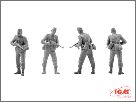 1/35 ICM German Tank Riders (1942-1945) 4 Figures 35634