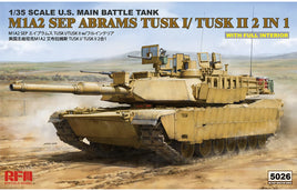 1/35 Ryefield Models M1A2 SEP Abrams Tusk I/Tusk II w/Full Interior 5026