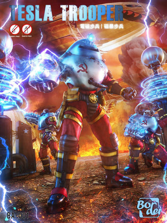 1/12 Border Model Tesla Trooper from Red Alert Game Plastic Model Kit BA001