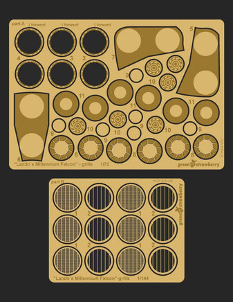 Green Strawberry Combo Pack YT-1300 Lando s Millennium Falcon FP11