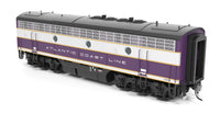HO Broadway Ltd EMD F3B ACL 343B Purple & Silver Paragon4 Sound/DC/DCC 9653