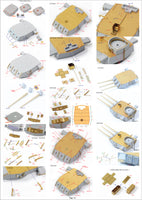 1/350 Pontos Model USS BB-63 Missouri 1945 Detail Up Set "Advanced" (Teak Tone) 37026FN