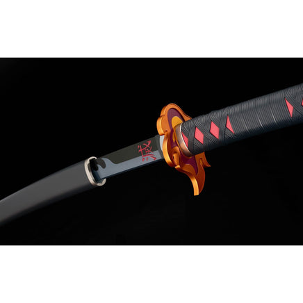 Bandai Nichirin Sword (Tanjiro Kamado) Kyojuro Rengoku’s Sword Guard Ver. 67580