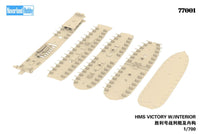 1/700 Neverland Hobby HMS Victory Sailing Ship w/Interior (DX Version) Plastic Model Kit 77001E