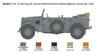 1/35 Italeri Kfz. 12 Horch 901 Typ 40 Frühen Ausf. 6597
