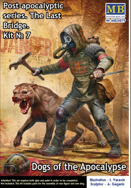 1/24 Master Box Post-Apocalyptic Series: The Last Bridge Kit No 7. Dogs of the Apocalypse 24079