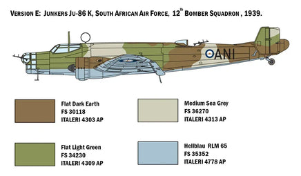 1/72 Italeri Ju 86 E1/E2 1391