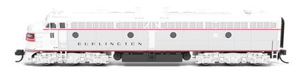 N Broadway Ltd EMD E8A CB&Q 9945B w/ Red Stripes, Paragon4 Sound/DC/DCC 8817