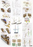 1/350 Pontos Model USS CV-6 Enterprise 1942 Detail Up Set (Teak Tone Deck) 37031FN