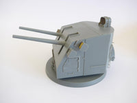 1/35 Pig Models USN 5/38 Twin Gun Mount Turret Plastic Model Kit 35-001