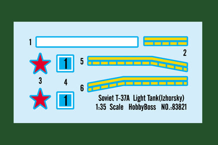 1/35 Hobby Boss Soviet T-37A Light Tank (Izhorsky) 83821