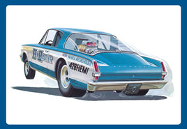 1/25 AMT 1966 Plymouth Barracuda Funny Car "Hemi Hustler" 1464