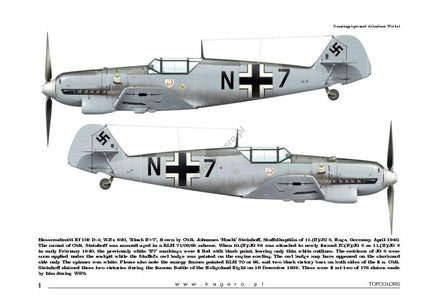 Kagero Publishing Messerschmitt Bf 109 In Combat. Part I 15048