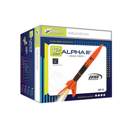 Estes Alpha III Bulk Pack (12 Pack) 01751 - MPM Hobbies