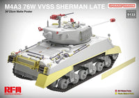 1/35 Ryefield Models M4A3 Sherman 76W VVSS Late Upgrade Version 5133