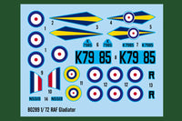 1/72 Hobby Boss RAF Gladiator 80289