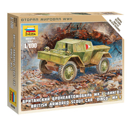 1/100 Zvezda British Armored Car Daimler Mk-1 6229