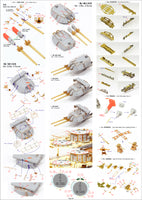 1/350 Pontos Model IJN Nagato 1941 Detail Up Set for Hasegawa 35029F1