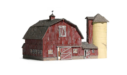 HO Woodland Old Weathered Barn BR5038