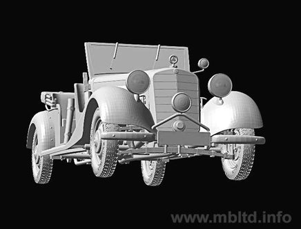 1/35 Master Box Polizei-Kübelsitzwagen Ab 1937 German Military Car 35101