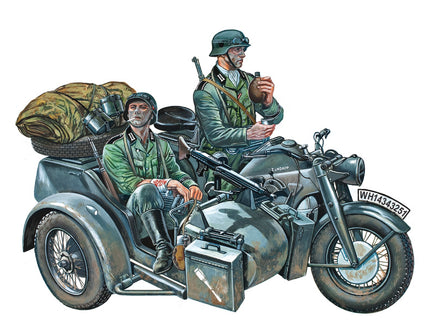 1/35 Italeri Zundapp KS750 with Sidecar 0317