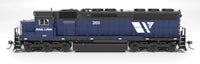 HO Broadway Ltd EMD SD45 MRL 368 Blue w/ "W" Logo (2000-2015) No-Sound/DCC-Ready 9818