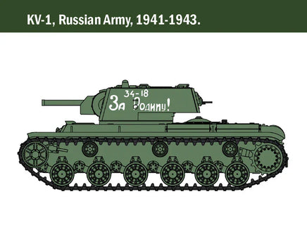 1/56 Italeri KV-1/KV-2 Tank 15763