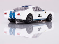 AFX Mustang FT350R – 1965 White/Blue Miles 22125