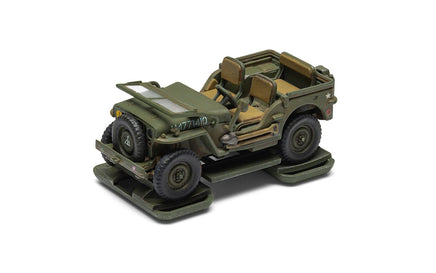 1/72 Airfix Willys British Airborne Jeep, Trailer & 75mm Howitzer M1 Gun D-Day A02339