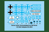 1/35 Hobby Boss German Leichter Panzerspahwagen (2cm) Sd.Kfz.222 Mid Version 80149