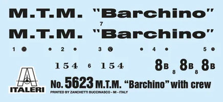 1/35 Italeri M.T.M. Barchino with Crew 5623