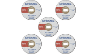 Dremel 1 1/2" Ez Lock Metal Fiberglass Reinforced (5 Blades) Ez Lock Cut-Off Wheel Ez456