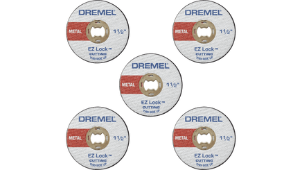 Dremel 1 1/2" Ez Lock Metal Fiberglass Reinforced (5 Blades) Ez Lock Cut-Off Wheel Ez456