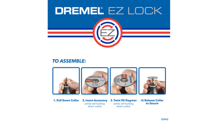 Dremel 1 1/2" Ez Lock Metal Fiberglass Reinforced (5 Blades) Ez Lock Cut-Off Wheel Ez456