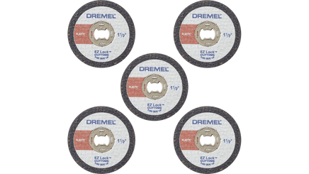 Dremel 1 1/2" Ez Lock Plastic Fiberglass Reinforced (5 Blades) Ez Lock Cut-Off Wheel Ez476