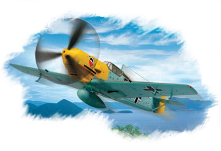 1/72 Hobby Boss Bf109E-3 Fighter Easy Assembly Authentic Kit 80253