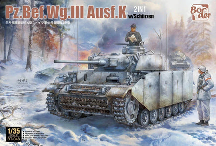1/35 Border Model Pz.Bef.Wg.III Ausf.K 2in1 w/Schürzen BT048