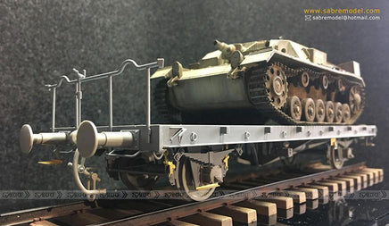 1/35 Sabre Model German Railway FLATBED Ommr (2 in 1) 35A03