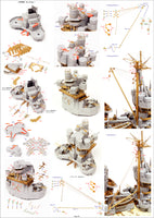 1/350 Pontos Model IJN Nagato 1941 Detail Up Set for Hasegawa 35029F1