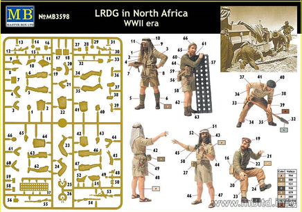 1/35 Master Box LRDG (Long Range Desert Group) in North Africa 3598