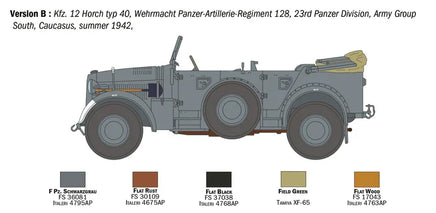 1/35 Italeri Kfz. 12 Horch 901 Typ 40 Frühen Ausf. 6597