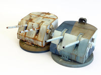 1/35 Pig Models USN 5/38 Twin Gun Mount Turret Plastic Model Kit 35-001