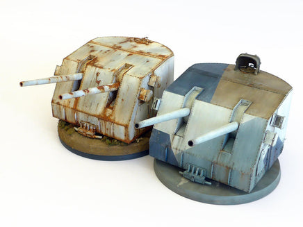 1/35 Pig Models USN 5/38 Twin Gun Mount Turret Plastic Model Kit 35-001