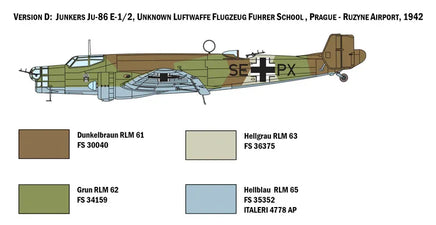 1/72 Italeri Ju 86 E1/E2 1391