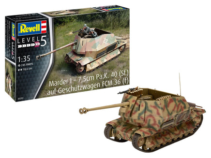 1/35 Revell Germany Marder I - 7.5cm Pa.K. 40 (Sf.) auf FCM 36(f) 03292