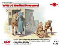 1/35 ICM WWI US Medical Personnel 4 Figures 35694