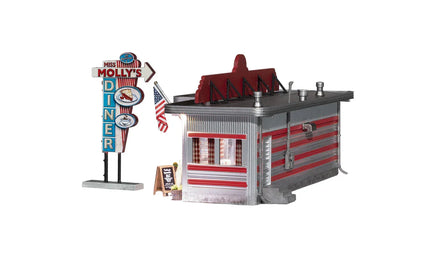 HO Woodland Miss Molly's Diner BR5066